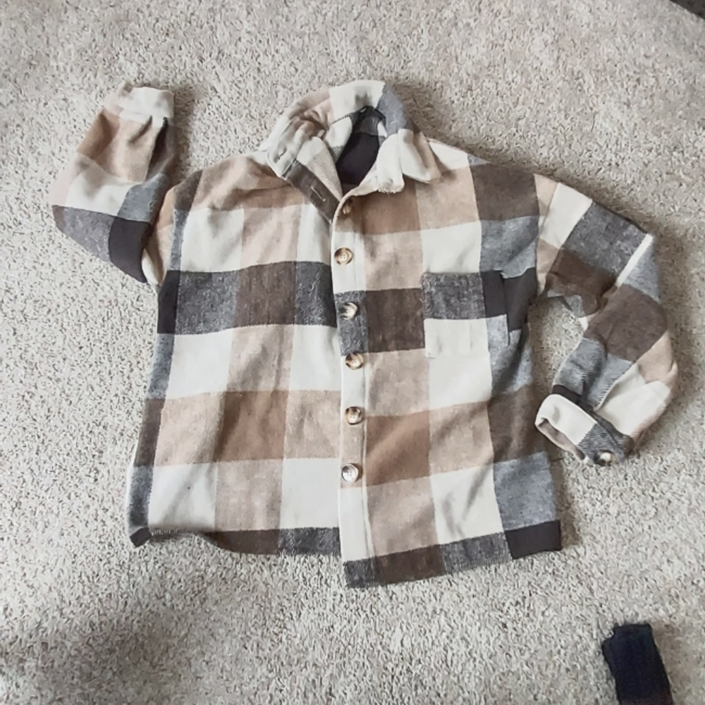Plaid Shacket - image 1